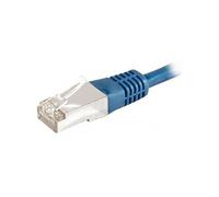 DEXLAN Cordon RJ45 catégorie 6A F/UTP bleu - 0,5 m