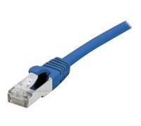 Cordon RJ45 catégorie 6A F/UTP LSOH snagless bleu - 0,3 m