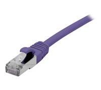 Cordon RJ45 catégorie 6A F/UTP LSOH snagless violet - 0,3 m