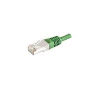Cordon RJ45 catégorie 6A F/UTP vert - 10 m
