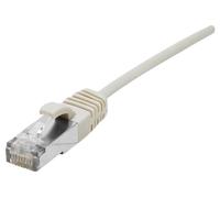 Cordon RJ45 catégorie 6A S/FTP LSOH Ultra Fin gris - 0,3 m