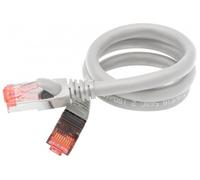exertis Connect - Cordon de raccordement - RJ-45 (M) pour RJ-45 (M) - 1 m - U / FTP (Paire torsadée blindée) - CAT 6a - intérieur, sans crochet -