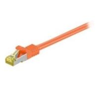 Goobay Câble réseau RJ-45 Cat7 1 m S/FTP (S‑STP) Orange