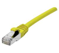 GENERIQUE Cordon RJ45 Cat 6 F/UTP PVC jaune certif GRS - 10m