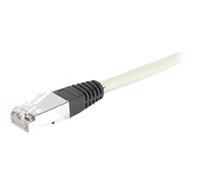 Cordon RJ45 croisé catégorie 6 S/FTP gris - 10 m
