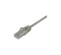 Dexlan - Cordon de raccordement - RJ-45 (M) pour RJ-45 (M) - 3 m - UTP - CAT 6 - sans halogène, sans crochet - gris