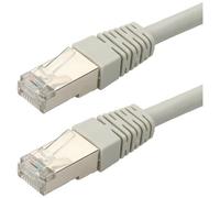 Cordon RJ45 mâle à mâle - Cat. 6a F/UTP - 3 m - gris
