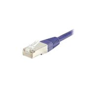 Cordon RJ45 catégorie 6 F/UTP violet - 15 m