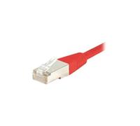 CORDON RJ45 patch SSTP CAT 6 Croisé Rouge - 10 M