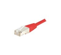 CORDON RJ45 patch SSTP CAT 6 Croisé Rouge - 5 M