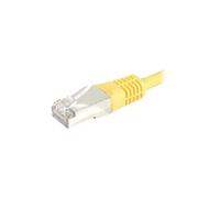 Cordon RJ45 catégorie 6 S/FTP jaune - 30 m
