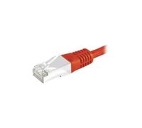 Cordon RJ45 patch SSTP CAT 6 Rouge - 30 m