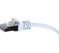 Cordon RJ45 plat catégorie 6 U/FTP snagless blanc - 2 m