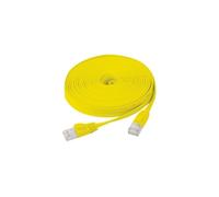 Cordon RJ45 plat - DEXLAN - CAT6 U/FTP 2 m - Blindé U/FTP - 250 MHz 1 Gbps - Jaune