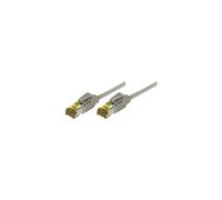 Cordon RJ45 sur câble catégorie 7 S/FTP LSOH snagless gris - 1 m