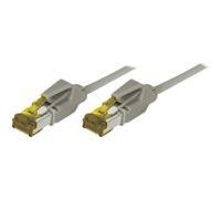 Cordon RJ45 sur câble catégorie 7 S/FTP LSOH snagless gris - 25 m