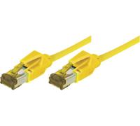 Cordon RJ45 sur câble catégorie 7 S/FTP LSOH snagless jaune - 3 m