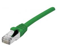 Cordon RJ45 sur câble catégorie 7 S/FTP LSOH snagless vert - 20 m