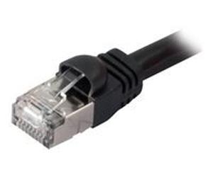 Cordon RJ45 VoIP catégorie 6 S/FTP snagless noir - 10 m