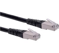 Cordon ROLINE Cat.6 (Classe E) S/FTP (PiMF), noir, 5 m