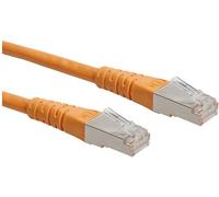 Cordon ROLINE Cat.6 (Classe E) S/FTP (PiMF), orange, 10 m