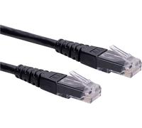 ROLINE Cordon LAN Cat 6 | Câble réseau UTP Ethernet avec connecteur RJ45 | noir 1,5 m