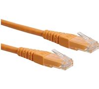 ROLINE Cordon LAN Cat 6 | Câble réseau UTP Ethernet avec connecteur RJ45 | orange 3 m