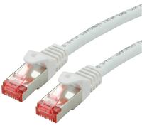Cordon ROLINE S/FTP(PiMF) Cat.6, LSOH, Component Level, blanc, 3 m