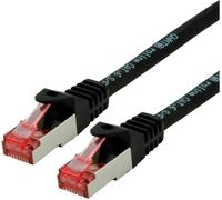 Cordon ROLINE S/FTP(PiMF) Cat.6, LSOH, Component Level, noir, 3 m