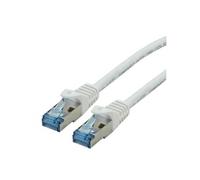 Cordon ROLINE S/FTP(PiMF) Cat.6A / 10 Gigabit, LSOH, Component Level, blanc, 7,5 m
