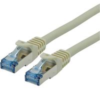 Cordon ROLINE S/FTP(PiMF) Cat.6A / 10 Gigabit, LSOH, Component Level, gris, 2 m