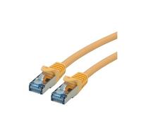 Cordon ROLINE S/FTP(PiMF) Cat.6A / 10 Gigabit, LSOH, Component Level, jaune, 20 m