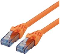 Roline - Cordon de raccordement - RJ-45 (M) pour RJ-45 (M) - 20 m - UTP - CAT 6a - sans halogène, moulé, bloqué - orange