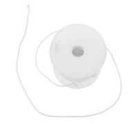 Cordon Romain en Nylon Tressé 50m 1,8mm Blanc pour Usage Domestique | Résistant à L’usure, Adapté aux Stores la Décoration, Longueur 50m, Diamètre 1,8mm, Finition Tressée
