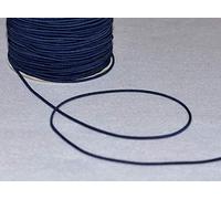 Cordon rond elastique - Bleu Marine - ø 2mm souple - (au mètre)