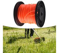 Cordon rond en nylon pour débroussailleuse électrique à alimentation manuelle offrant une puissance de coupe constante (A) 30 m x 50 m