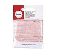 Cordon Rose Clair Coton ciré Ø 1mm 20 m