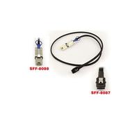 KALEA-INFORMATIQUE Cordon SAS MiniSAS SFF-8088 vers SFF-8087. Longueur 1M, SFF8088 26 Broches Mini-SAS Externe, SFF8087 36 Broches MiniSAS Interne
