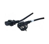 Cordon secteur CEE7 - C15 noir 1,80 m