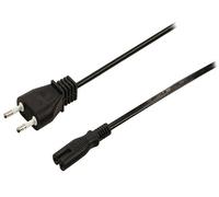 Lindy Câble d'alimentation 1x fiche Euro - 1x prise C7 femelle, 5 m, noir