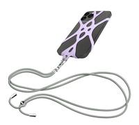 Cordon Smartphone Avec Silicone Universel Extensible Réglable 90cm Lavande