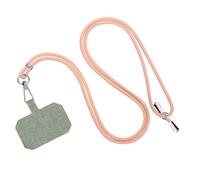 Cordon Smartphone Universel Coque et Étui Nylon Tressé Réglable 90cm rose gold