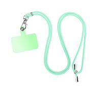 Cordon Smartphone Universel Coque et Étui Nylon Tressé Réglable 90cm vert
