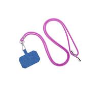 Cordon Smartphone Universel Coque et Etui Nylon Tressé Réglable 90cm Violet