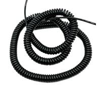 Cordon spiralé à ressort Câble à ressort enroulé en spirale 9 noyaux, extensible, 5 mètres, 16 pieds, plusieurs tailles AWG(22AWG)