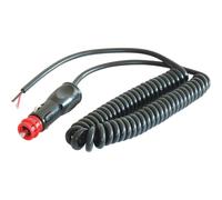Cordon spirale avec prise allume-cigare pour gyrophare 3m - 16338