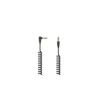 Hama Cordon spiralé jack mâle 3,5 mm 90° connecteur mâle stéréo 0,75 m