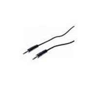 Cordon stéreo jack 3.5 mm noir - 15 m