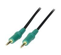 Tecline - Câble audio - mini-phone stereo 3.5 mm mâle pour mini-phone stereo 3.5 mm mâle - 3 m - moulé