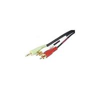 Cordon stéreo Jack 3.5 mm vers 2 x RCA PC99 - 10 m